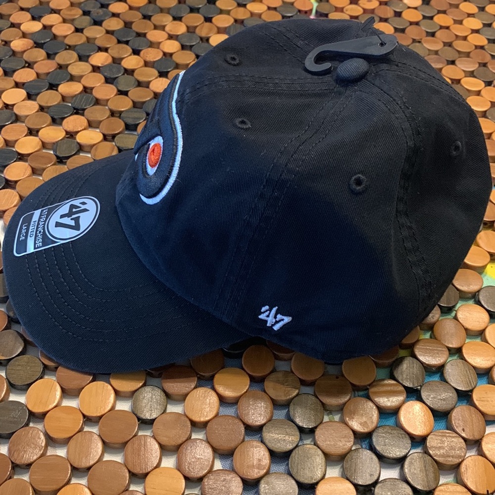 Men’s Philadelphia Flyers ‘47 Black Team Franchise Fitted Hat Large - Picture 7 of 15